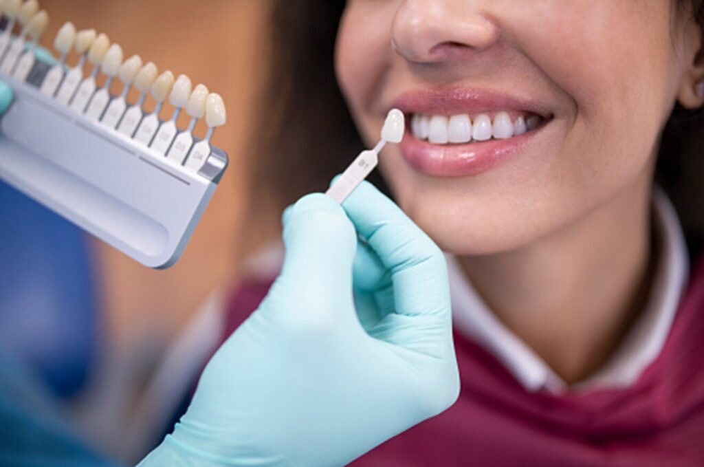 Dental treatment is being done on a women in St. Charles, MO